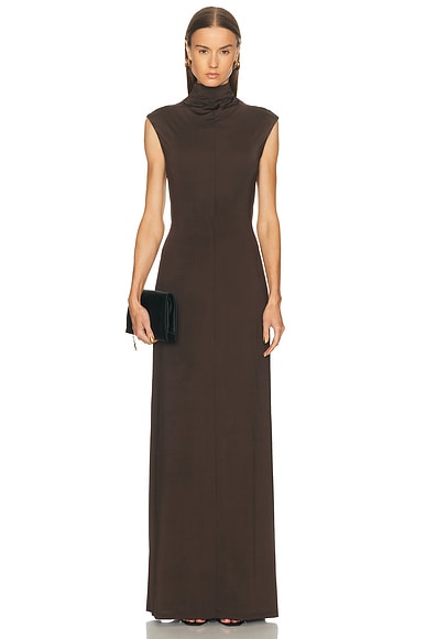Eaves Ingrida Gown In Brown
