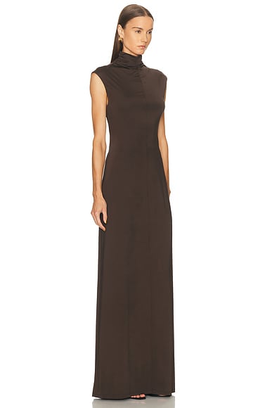 Eaves Ingrida Gown In Brown