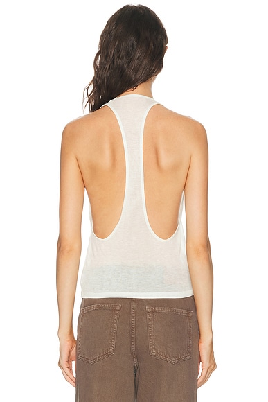 EB Denim Valley Sheer Racer Tank Top | Thumbnail 3 EB Denim Valley Sheer Racer Tank Top | Thumbnail 3