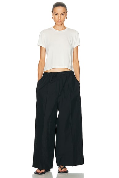 Éterne Short Sleeve Boxy Tee In White