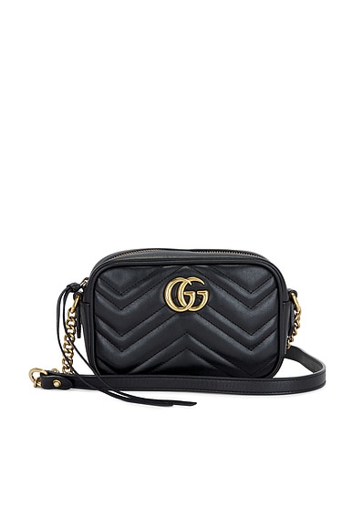 FWRD Renew Gucci Mini GG Marmont Shoulder Bag