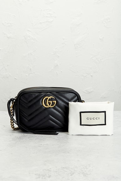 FWRD Renew Gucci Mini GG Marmont Shoulder Bag | Thumbnail 9 FWRD Renew Gucci Mini GG Marmont Shoulder Bag | Thumbnail 9