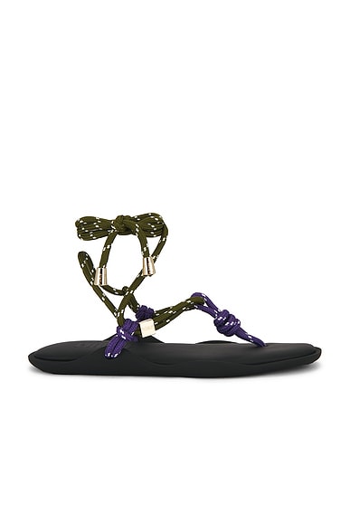 Flowze Flo Twin Sandal In Black