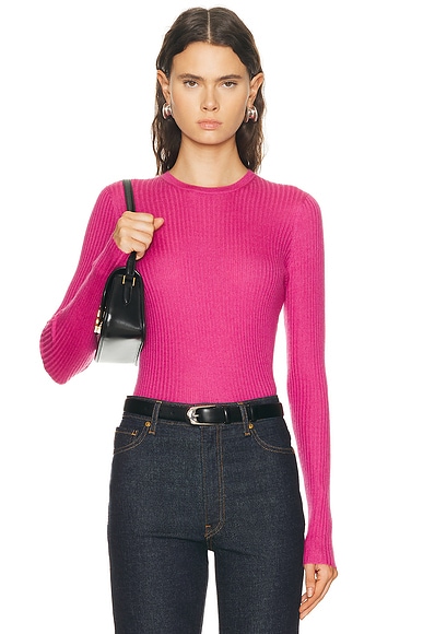 Gabriela Hearst Browning Knit Top In Pink