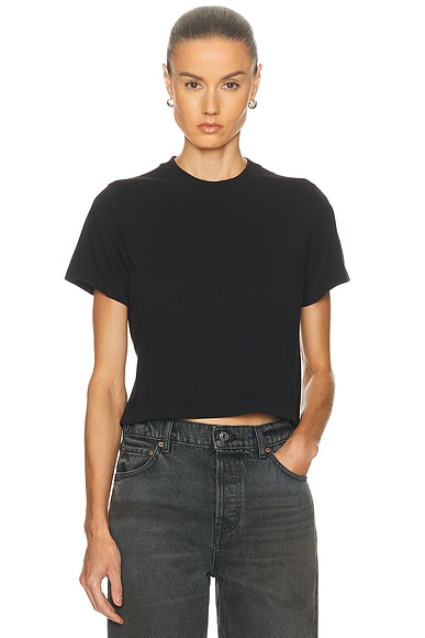 Grlfrnd Boy Tee In Black