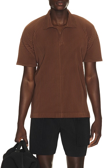 Homme Plisse Issey Miyake Color Pleats 2 Polo Shirt