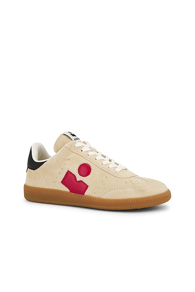 Isabel Marant Suede Luxe Sneakers Rubber Sole In Beige