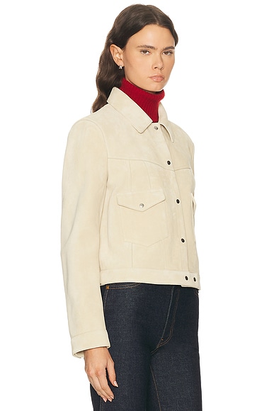 Jil Sander Long Sleeve Jacket In Neutral