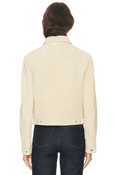 Jil Sander Long Sleeve Jacket In Neutral