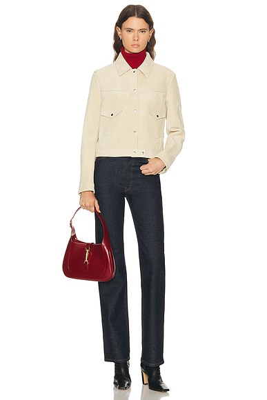 Jil Sander Long Sleeve Jacket In Neutral