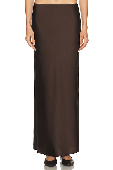 Jenni Kayne Nina Slip Skirt In Black
