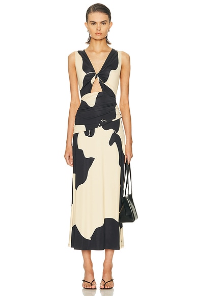 Horizonte Mistico Ankle Dress