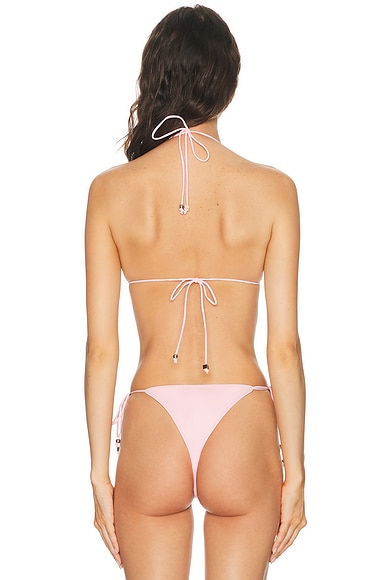 JACQUEMUS Le Haut De Plage Triangle Bikini Top | Thumbnail 3 JACQUEMUS Le Haut De Plage Triangle Bikini Top | Thumbnail 3