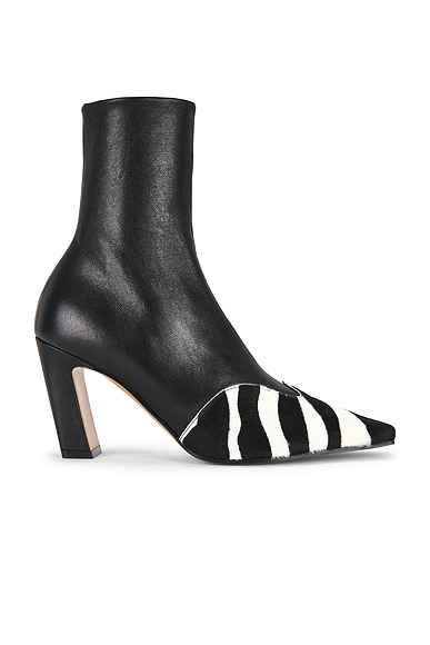 Khaite Nevada Ankle Stretch Boot In Multi