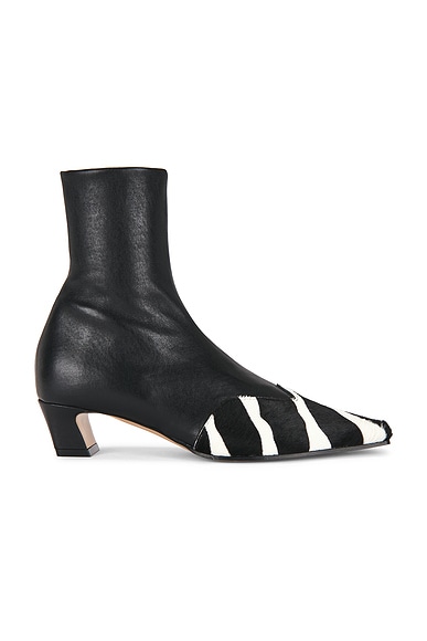 Khaite Nevada Ankle Stretch Boot In Multi