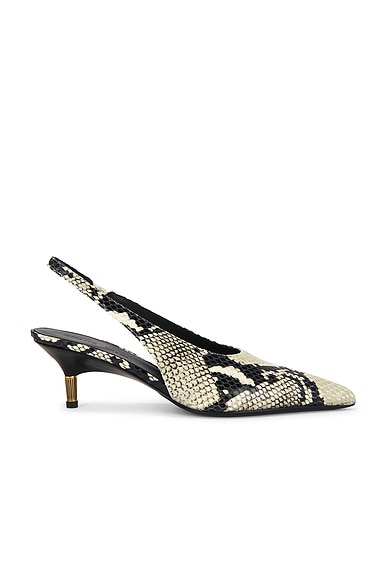 Khaite Bella 55 Pump In Animal Print