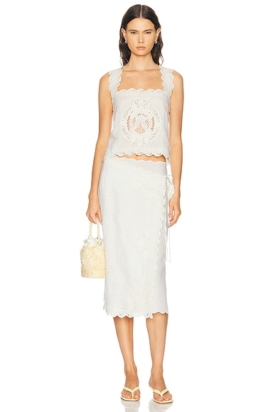 LPA Ophelia Midi Skirt | Thumbnail 5 LPA Ophelia Midi Skirt | Thumbnail 5