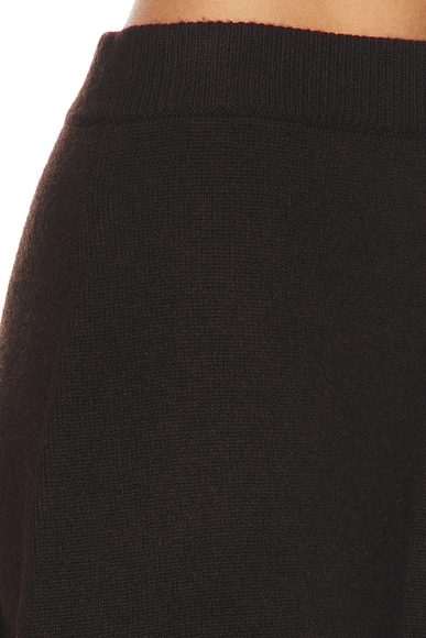 Lisa Yang Clare Cashmere Mini Skirt In Brown