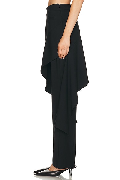 Monse Deconstructed Tailored Skirt Trouser In Black