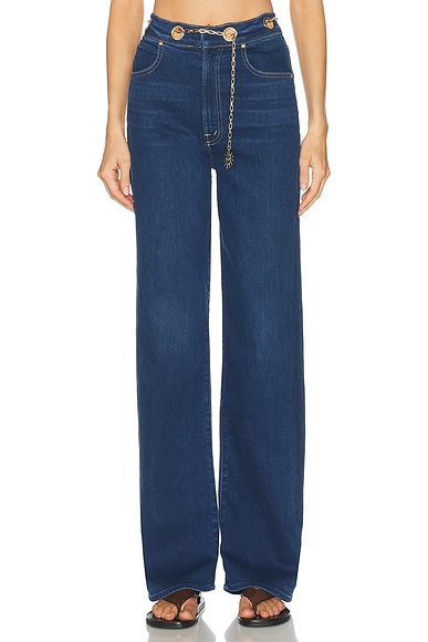 MOTHER The Off The Chain High Waisted Tunnel Vision Sneak Jeans