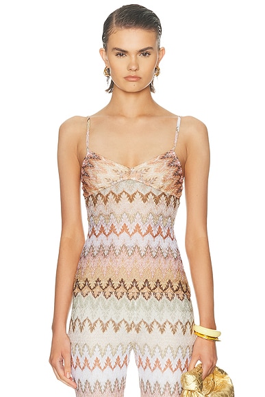 Missoni Tank Top In Multi