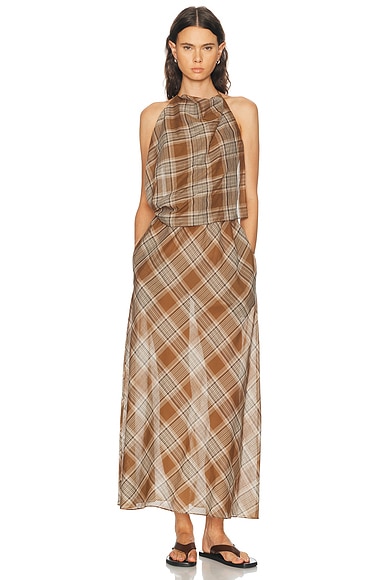 Matteau Layered Halter Dress - Women's Clothing
