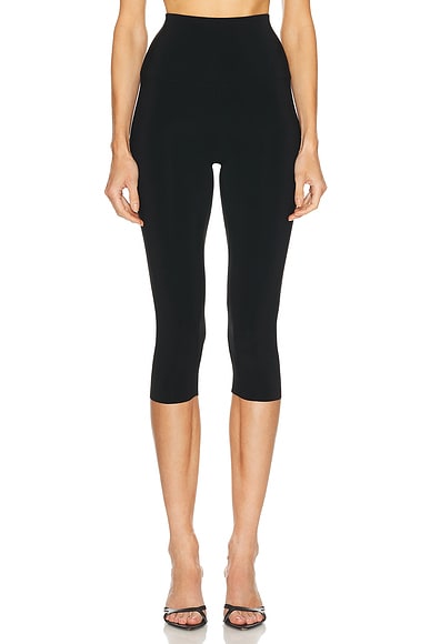 Norma Kamali Pedal Pusher Capri Legging In Black