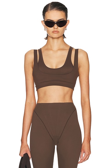 NikeSKIMS Matte Double Strap Scoop Bra