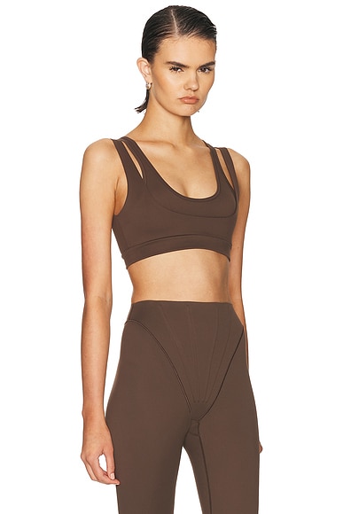 NikeSKIMS Matte Double Strap Scoop Bra | Thumbnail 2