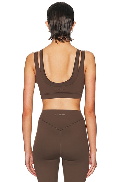 NikeSKIMS Matte Double Strap Scoop Bra | Thumbnail 3