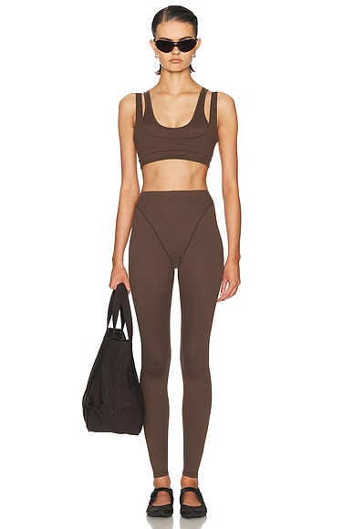 NikeSKIMS Matte Double Strap Scoop Bra | Thumbnail 4