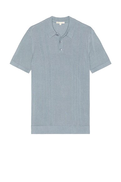 onia Silk Ribbed Knit Polo Shirt | Thumbnail 4 onia Silk Ribbed Knit Polo Shirt | Thumbnail 4
