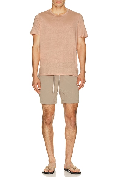 onia Stretch Linen Crewneck Tee Shirt | Thumbnail 3 onia Stretch Linen Crewneck Tee Shirt | Thumbnail 3