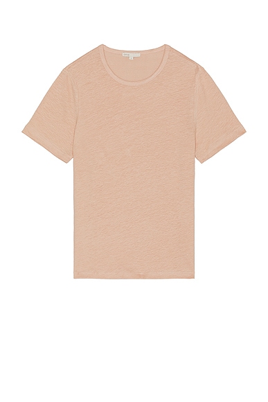 onia Stretch Linen Crewneck Tee Shirt | Thumbnail 4 onia Stretch Linen Crewneck Tee Shirt | Thumbnail 4