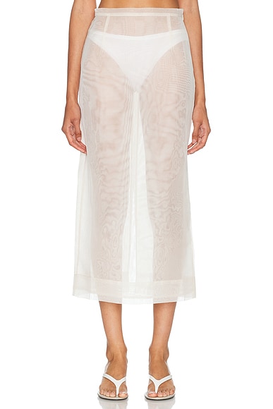 RENGGLI Organza Pencil Skirt