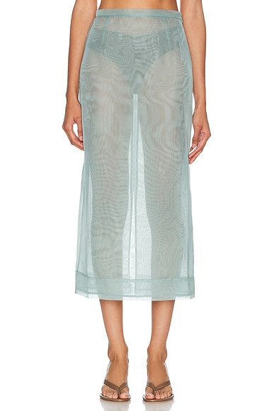 RENGGLI Organza Pencil Skirt