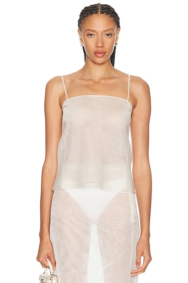 RENGGLI Organza Cami Top