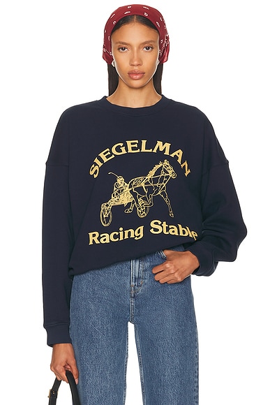 Image of Siegelman Stable Racing Stable Crew in Navy & Gold - Blue. Size XXL/2X (also in M, L, XL/1X).