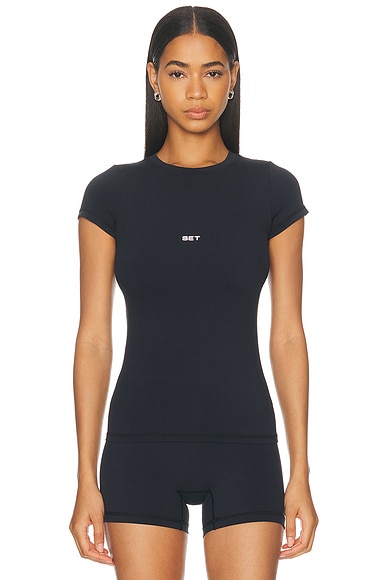 Set Active Airluxe Breathe Tee In Blue