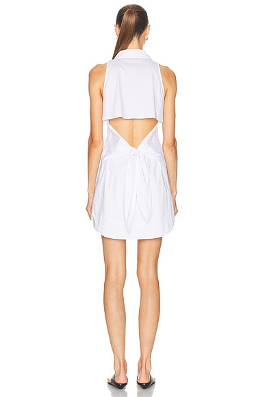 Simonmiller Loch Sleeveless Mini Dress In Brown