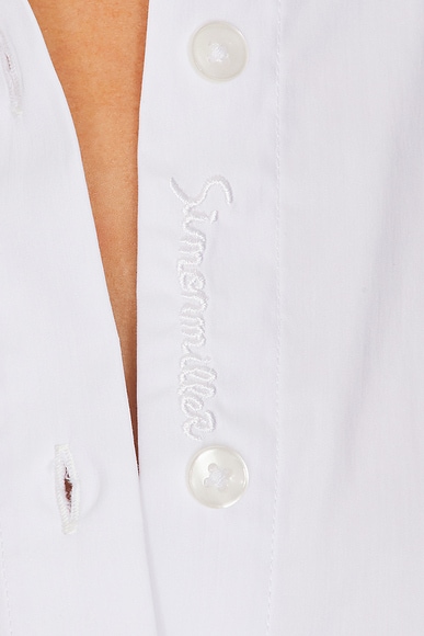 Simonmiller Loch Sleeveless Mini Dress In Brown