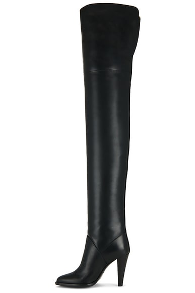 Saint Laurent Chaka Boot In Black