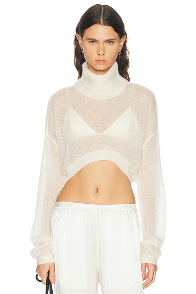 Solid & Striped The Modella Sweater In White