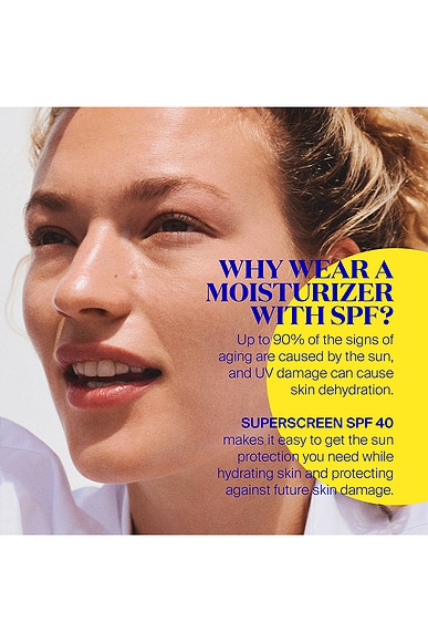 Supergoop ! Superscreen Rich Hydrating Cream Spf 40 Moisturizer Face Sunscreen 1.7 oz / 50 ml In Transparent