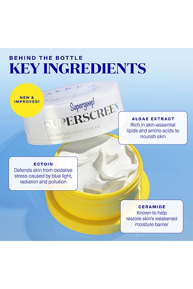 Supergoop ! Superscreen Rich Hydrating Cream Spf 40 Moisturizer Face Sunscreen 1.7 oz / 50 ml In Transparent