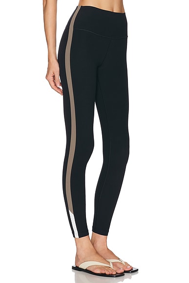 Splits59 Layla Airweight High Waist 7/8 Legging In Black & Lentil