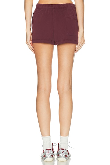 Sporty & Rich Syracuse Embroidered Disco Short | Thumbnail 4 Sporty & Rich Syracuse Embroidered Disco Short | Thumbnail 4