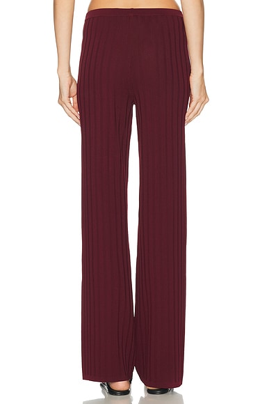 Sporty & Rich Signature Logo Ribbed Pant | Thumbnail 4