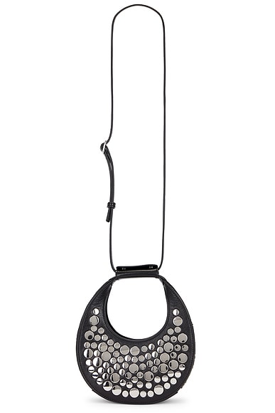 Image of Staud Good Night Moon in Rivets - Black. Size all.