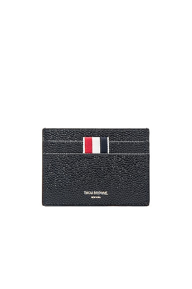 Thom Browne Pebble Grain Single Cardholder